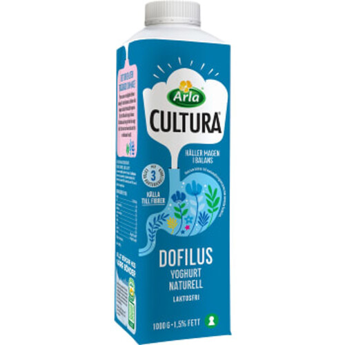 Yoghurt Dofilus Naturell 1,5% Laktosfri 1000g Arla®