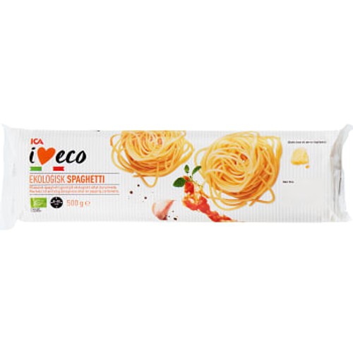 Pasta Spaghetti Ekologisk 500g ICA I love eco