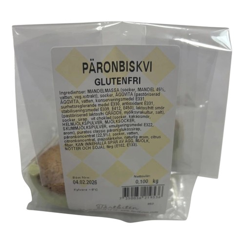 Biskvi Päron Glutenfri 5p
