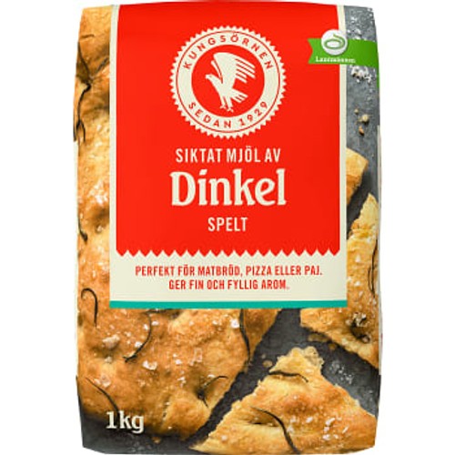 Dinkelmjöl Siktat 1kg Kungsörnen