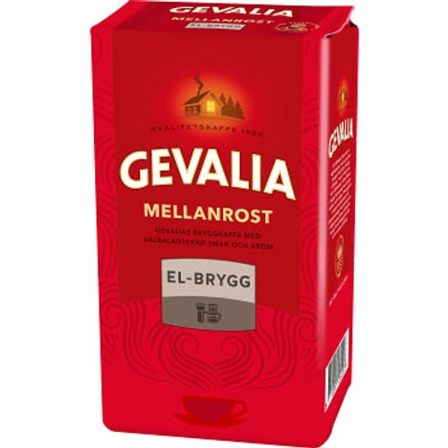 Bryggkaffe El-brygg  Mellanrost 450g Gevalia