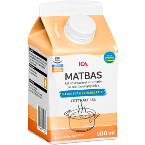 Matlagningsbas Havre 13% 500ml ICA