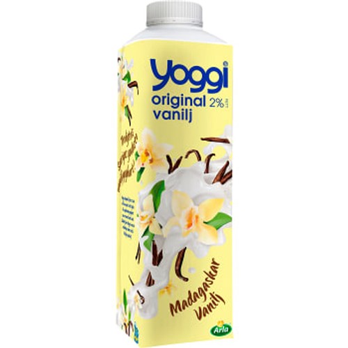 Yoghurt Madagaskar Vanilj 2% 1000g Yoggi