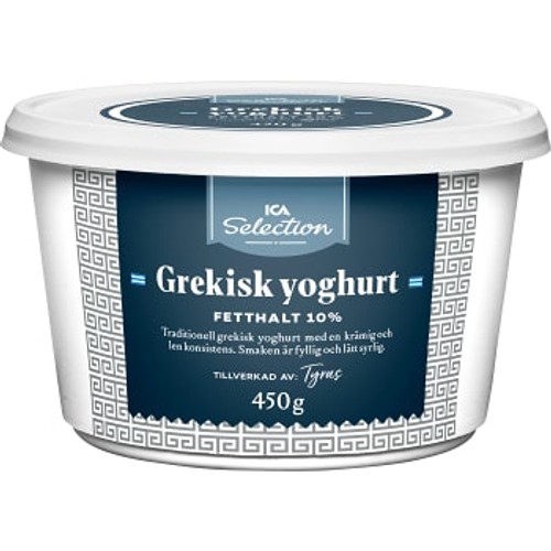 Matlagningsyoghurt Grekisk 10% 450g ICA Selection