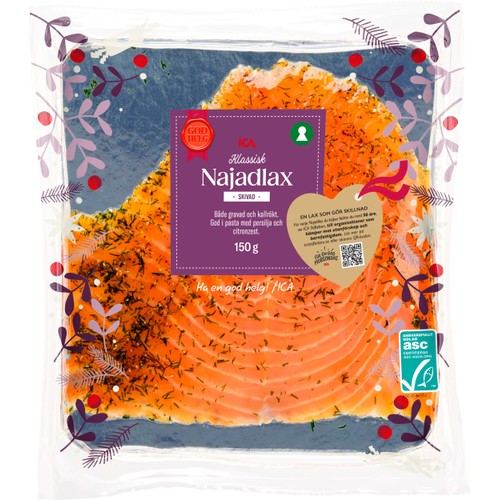 Lax najad 150g Miljömärkt ICA