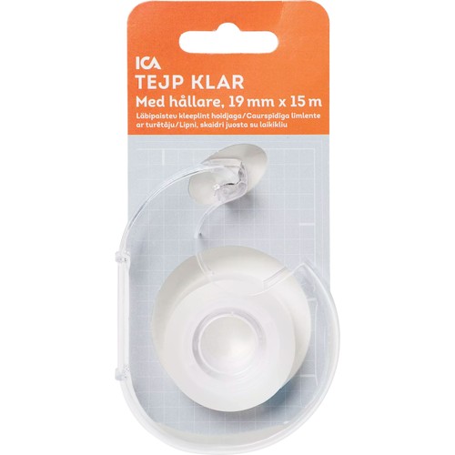 Tejp med hållare Klar ICA