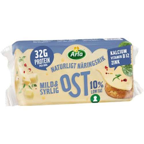 Ost Mild & Syrlig 10% 310g Arla®