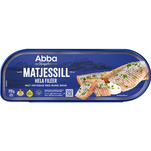 Matjessill hela filéer 215g Abba