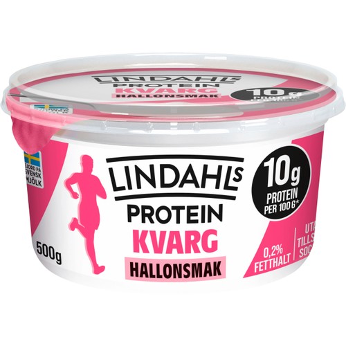 Kvarg Hallon 0,2% 500g Lindahls