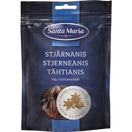 Krydda Stjärnanis Hel påse 15g Santa Maria