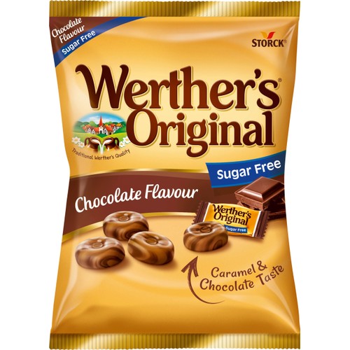 Gräddkaramell Choklad Sockerfri 60g Werthers Orginal