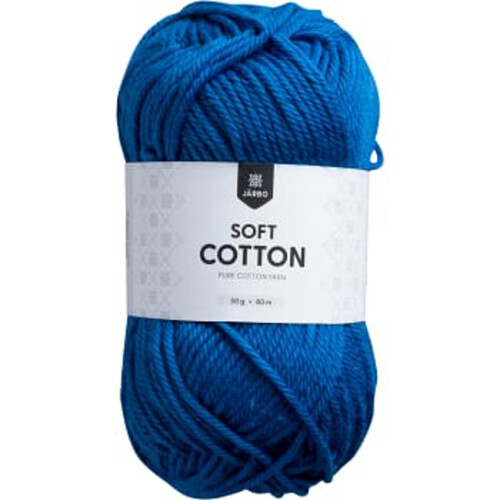 Garn Soft Cotton Blå 50g Järbo