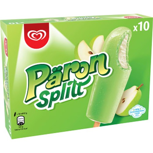 Päronsplitt 10-p 540ml  GB Glace