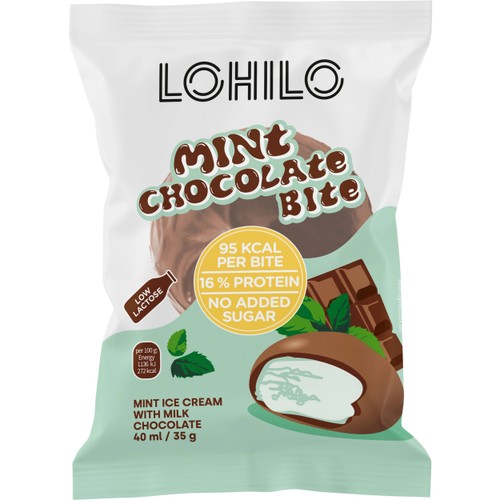 Glass Mint Chocolate Bites 35g LOHILO