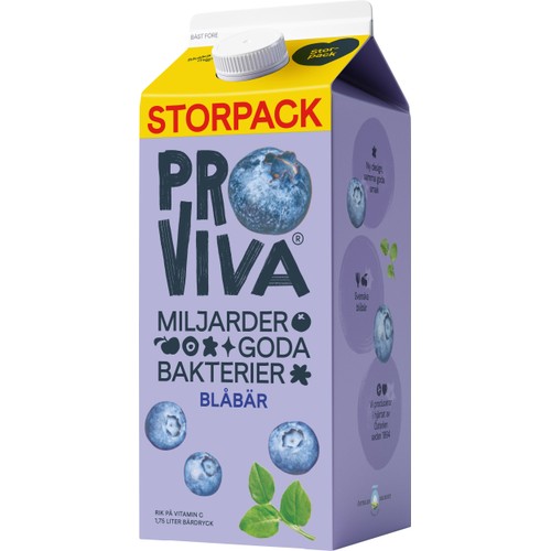 Fruktdryck Blåbär 1,75l Proviva