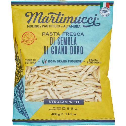 Pasta Strozzapreti Färsk 400g Martimucci