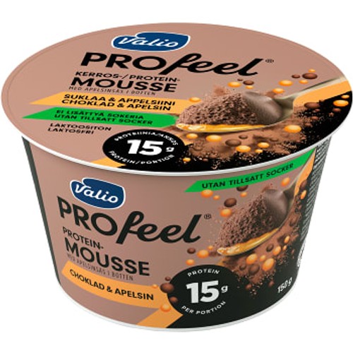 Proteinmousse Choklad Apelsin Laktosfri 1,6% 150g Valio PROfeel®