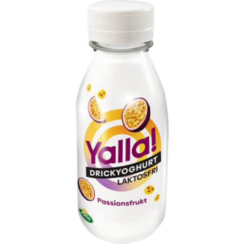 Drickyoghurt Yalla Passionsfrukt Laktosfri 0,5% 350ml Yoggi®