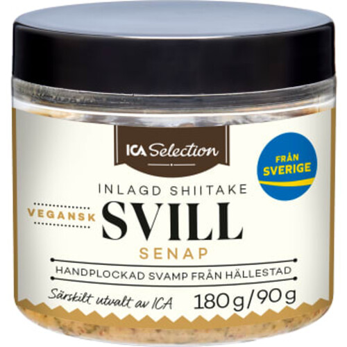 Svill inlagd shiitake & senap vegansk 180g ICA Selection