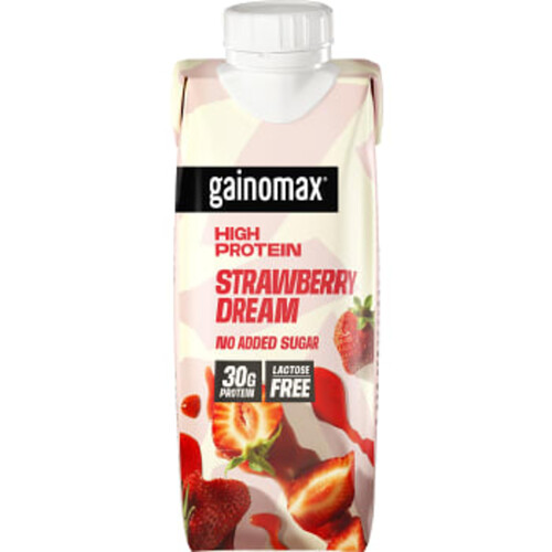 Proteindryck Strawberry High Protein 250ml Gainomax