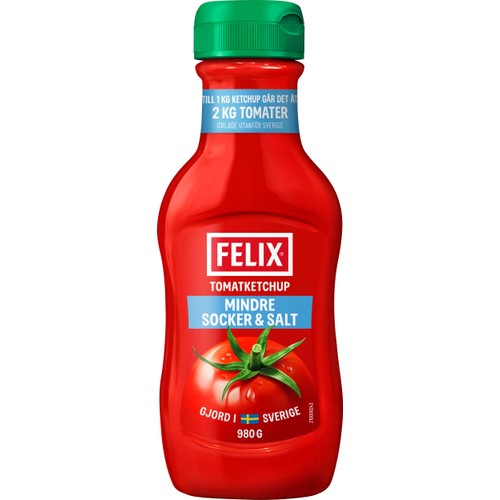 Ketchup Mindre socker & salt 980g Felix