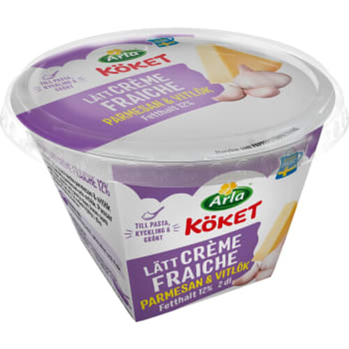 Lätt Crème Fraiche Parmesan & Vitlök 12% 2dl Arla Köket®