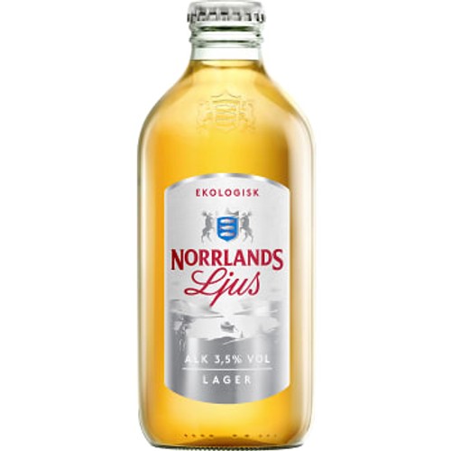 Öl Ljus 3,5% Ekologisk 33cl Norrlands Guld