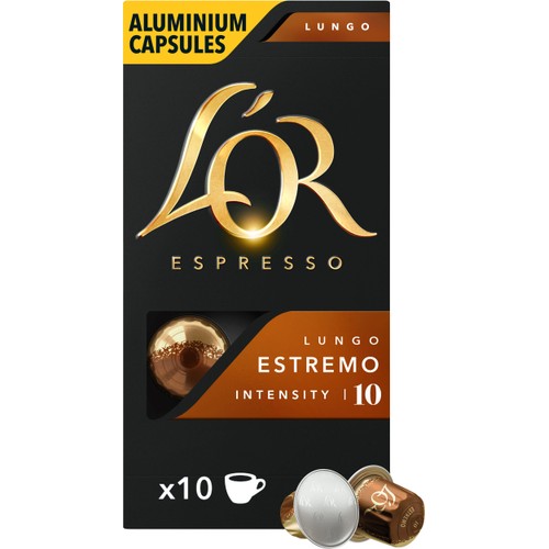 Kaffekapslar Lungo 10 Estremo 10-p L'Or
