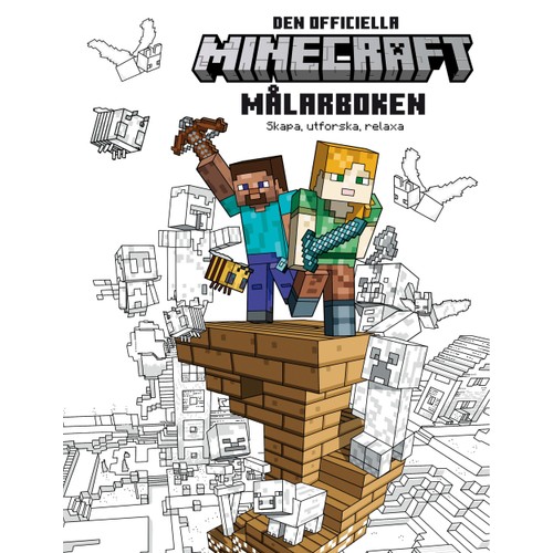 Minecraft: Den officiella målarboken - Skapa, utforska, relaxa