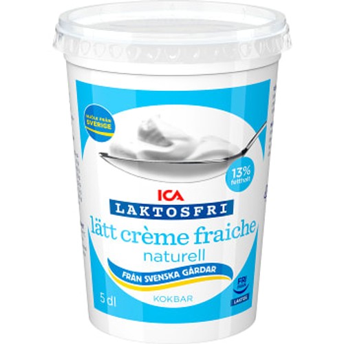 Lätt crème fraiche Laktosfri 5dl ICA