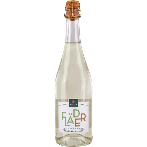 Mousserande Fläderblomsvin 0,5% 75cl Kiviks Musteri