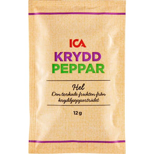 Kryddpeppar Hel 12g ICA