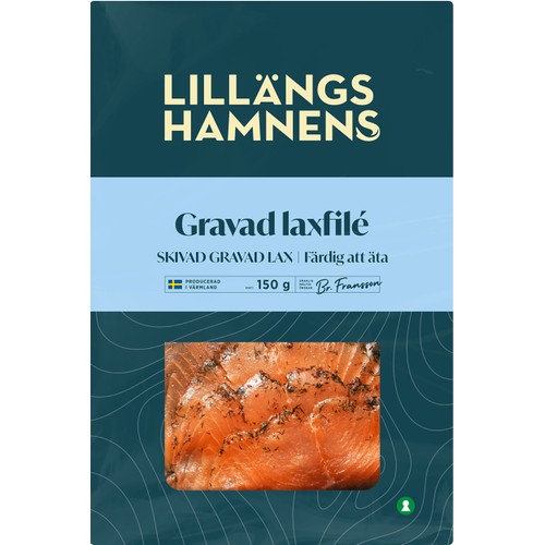 Laxfilé Gravad Skivad 150g Lillängshamnen