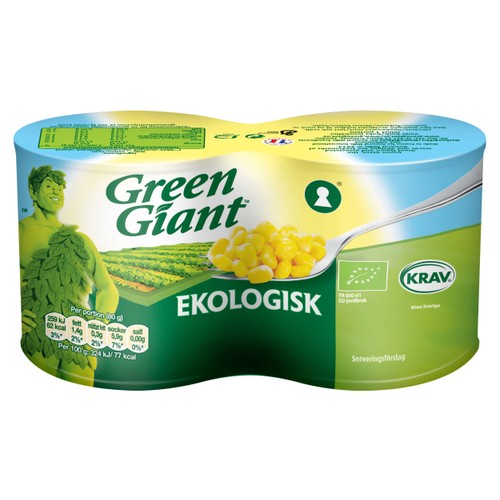Majs 2p 320g KRAV Gröna jätten