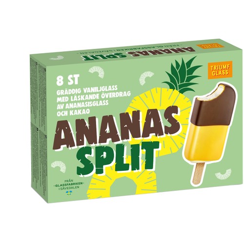 Glasspinne Ananas split 8-p Triumf Glass