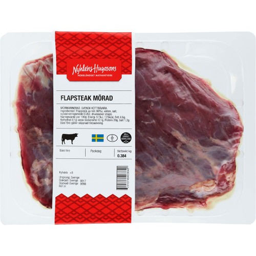 Flapsteak Mörad ca 500g Nyhléns Hugosons