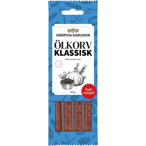 Ölkorv Klassisk 4-p 80g Härryda Karlsson
