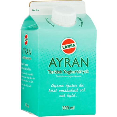 Yoghurtdryck Ayran Turkisk 500ml Larsa Foods