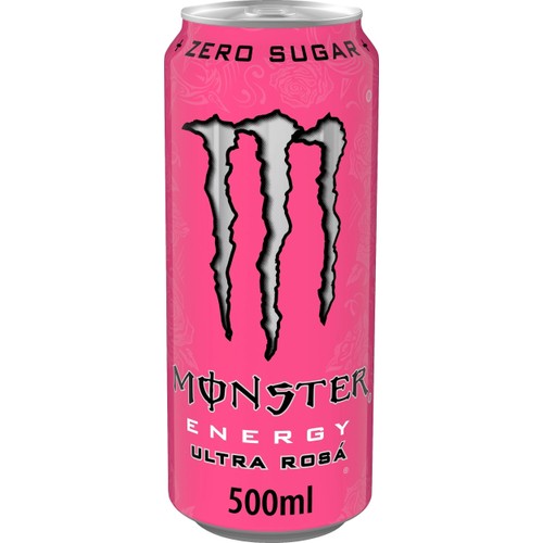 Energidryck Ultra Rosá Sockerfri 50cl Monster Energy
