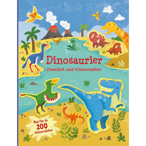 Dinosaurier : pysselbok med klistermärken