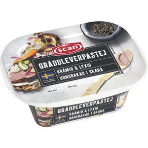 Gräddleverpastej Ugnsbakad Deli 200g Scan