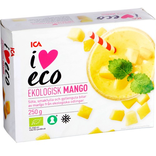 Mango Fryst Eko 250g ICA I love eco