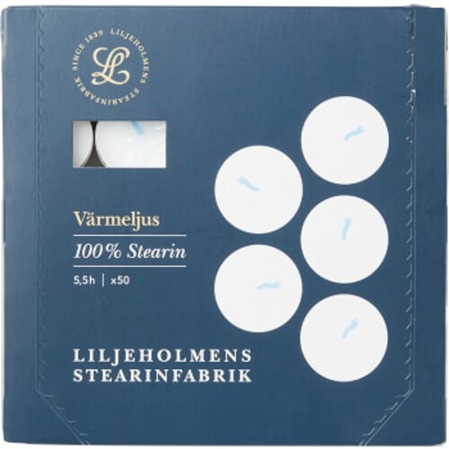 Värmeljus 50-p Liljeholmens