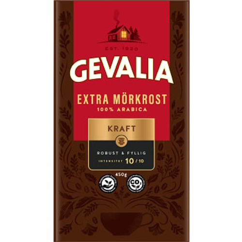 Kaffe Kraft Extra Mörkrost 450g Gevalia
