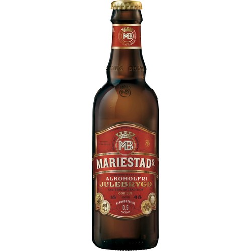 Öl Julebrygd Alkoholfri 33cl Mariestads
