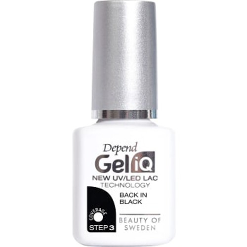 Nagellack Gel iQ Back in Black 5ml Depend