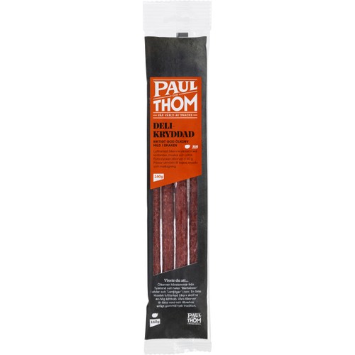 Ölkorv Delikryddad Lufttorkad 4-pack 160g Paul och Thom