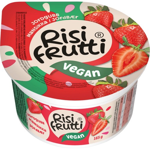 Mellanmål Jordgubb Vegansk 165g RisiFrutti