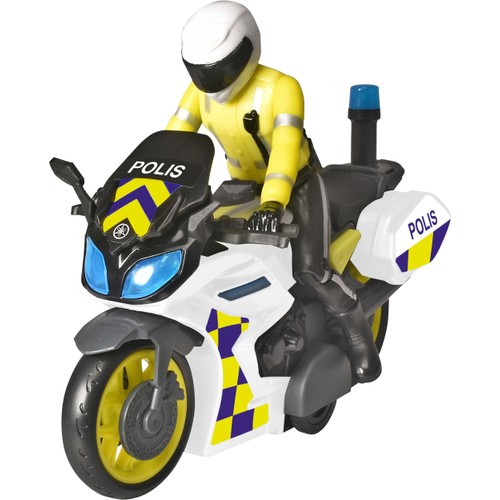 Polismotorcykel 17cm Dickie Toys