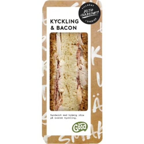 Sandwich Kyckling & Bacon 159g Good